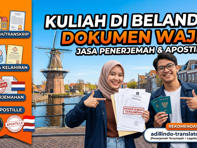 Dokumen untuk kuliah di Belanda